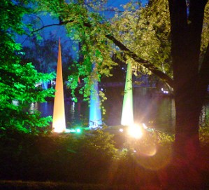 Beleuchtung zum Sommerfest