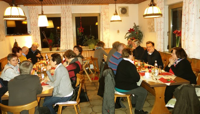 Unterhaltung der Gäste